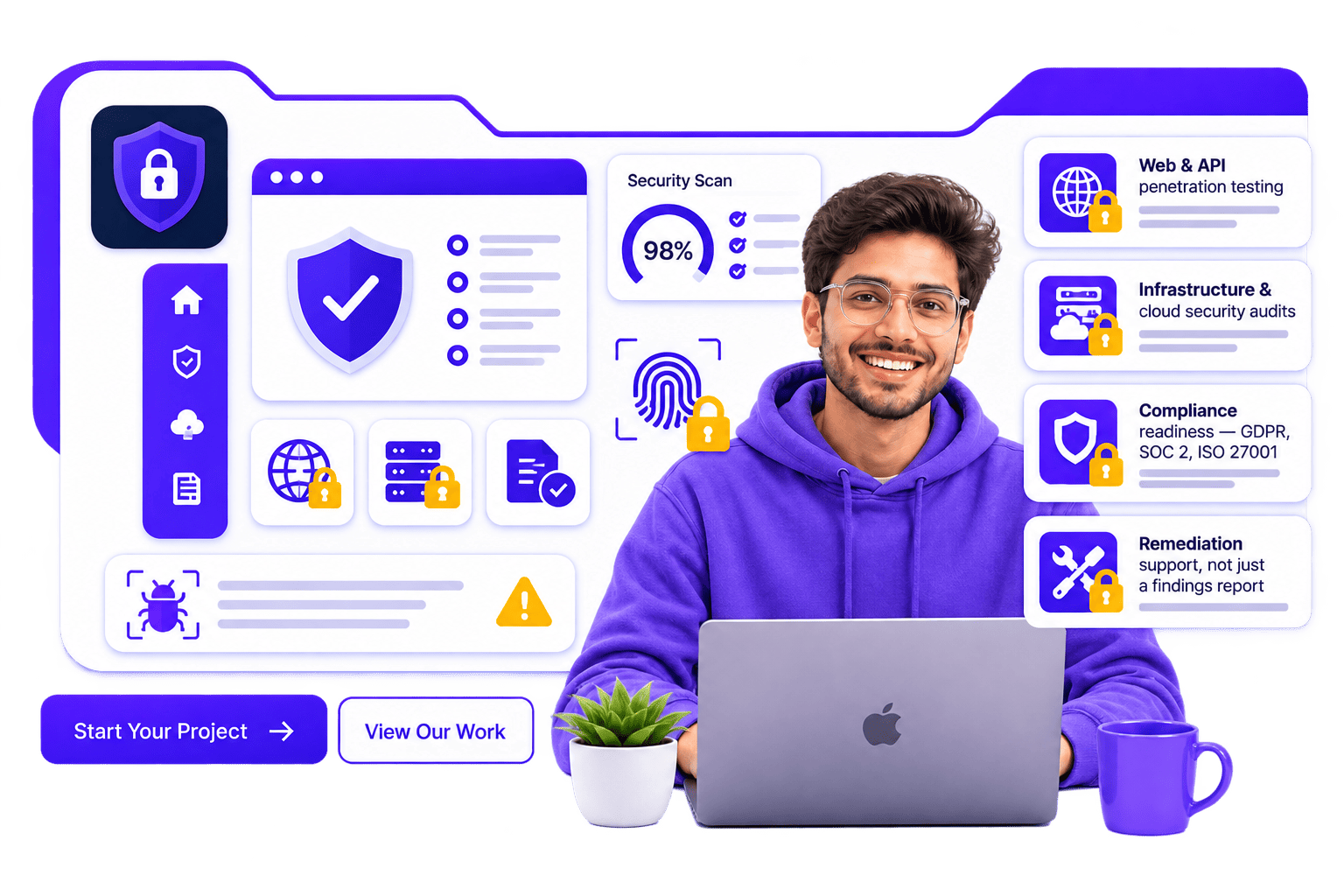 Cybersecurity audits and compliance by Coding Warriors